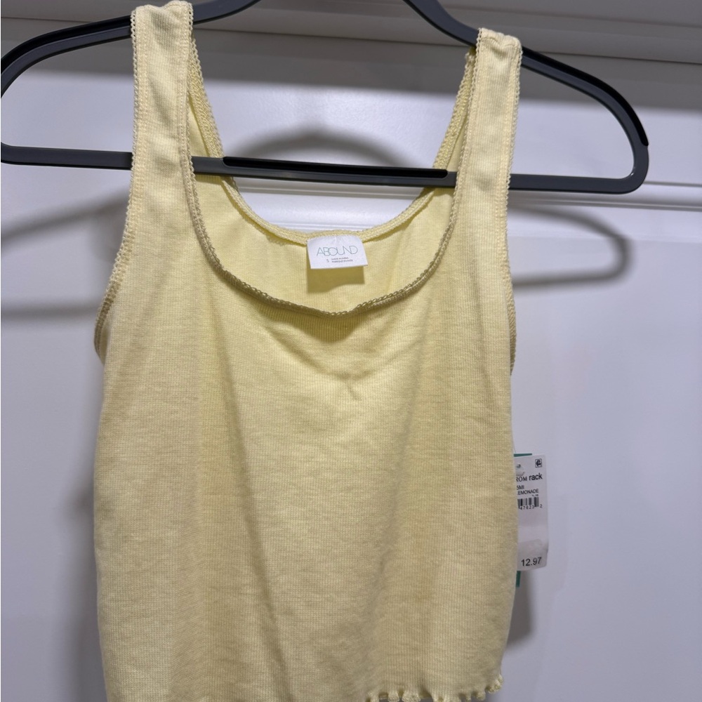 Abound Light Yellow Women's Tank Top
